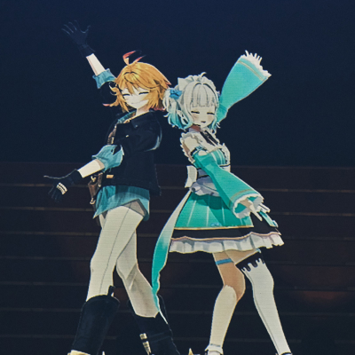 Dokibird and Mint Fantôme performing